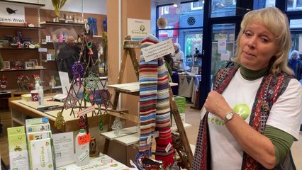 Carrie Cort is at Pop Up Horsham encouraging people to live greener lives