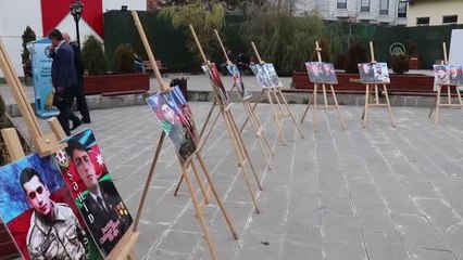 Karabağ şehitleri için fotoğraf sergisi açıldı