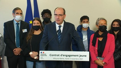 Présentation du Contrat d'engagement jeune par Jean Castex