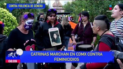 Catrinas conmemoran a las víctimas de feminicidio