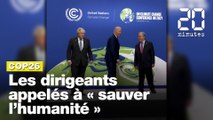 COP26: Les dirigeants appelés à «sauver l'humanité»
