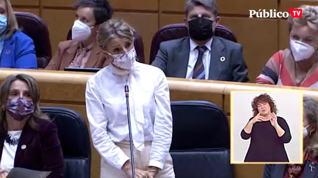 Yolanda Díaz: Calviño, Sánchez y yo misma vamos a mejorar la vida de los trabajadores