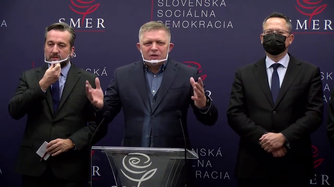 ZÁZNAM: TK strany SMER-SD: Fico doniesol čerstvú divinu