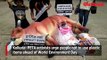 Kolkata: PETA activists urge people not to use plastic items ahead of World Environment Day