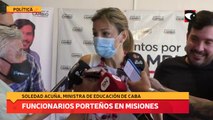 Funcionarios porteños en Misiones