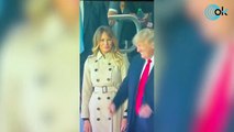 Otro gesto despectivo de Melania Trump a su marido  incendia las redes