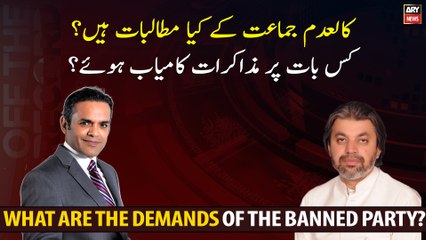 What are the demands of the banned party?