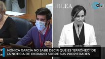 Mónica García no sabe decir qué es 