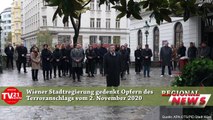 Wiener Stadtregierung gedenkt Opfern des Terroranschlags vom 2. November 2020