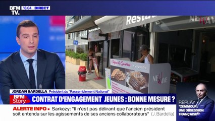 Jordan Bardella: "Les jeunes n'ont pas besoin d'un contrat d'engagement, ils ont besoin d'un emploi"