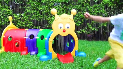 Vlad and Niki fun in Inflatable House - Funny stories for kids