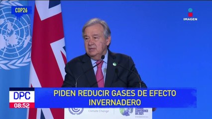 ONU pide reducir gases de efecto invernadero