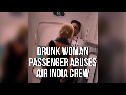Drunk Woman Passenger Abuses Air India Crew After Being Denied Alcohol, Held