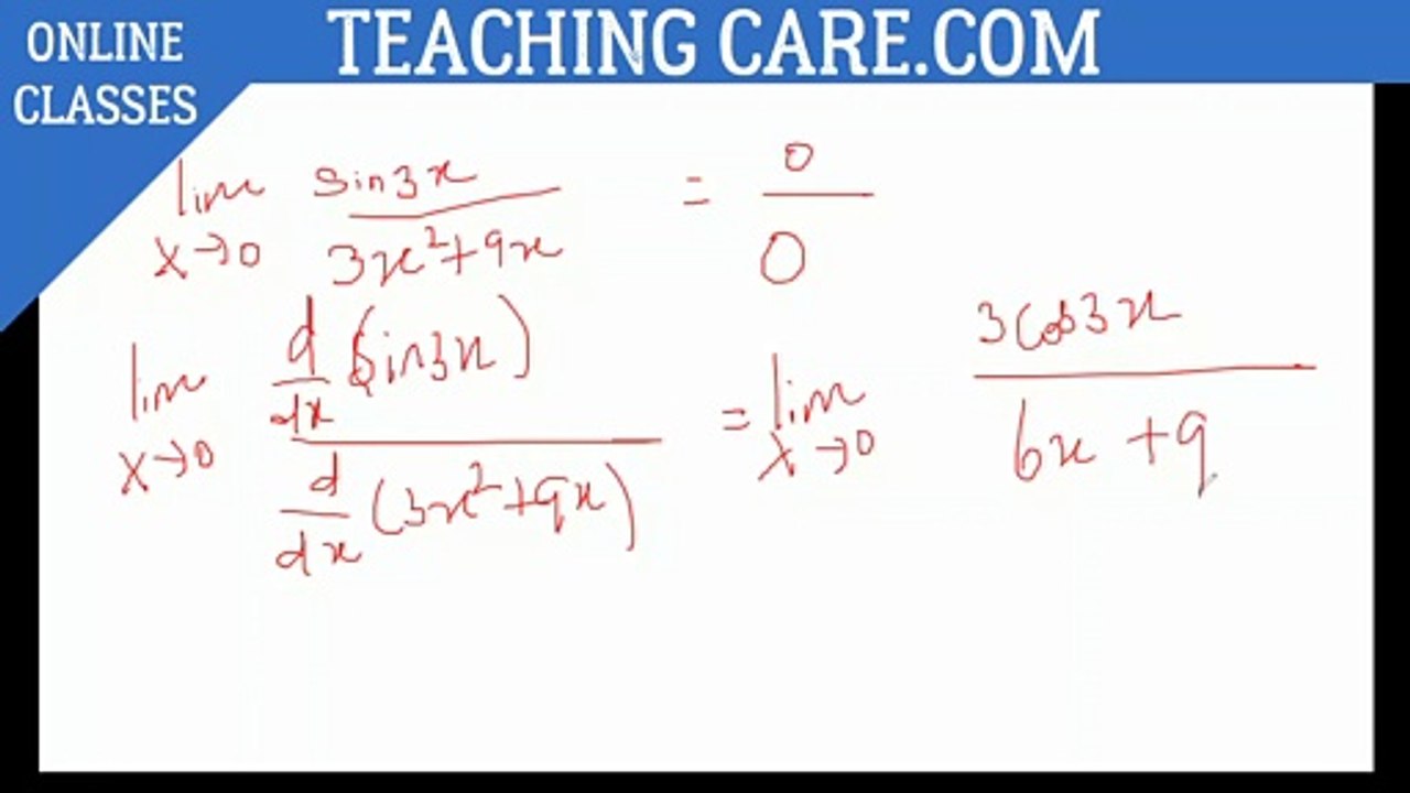 Limits - Solving Questions - Mathematics