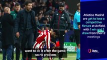 Klopp has 'no problem' with not shaking hands after Simeone jibe