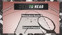 Detroit Pistons vs Milwaukee Bucks: Moneyline