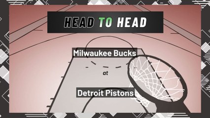 Detroit Pistons vs Milwaukee Bucks: Moneyline