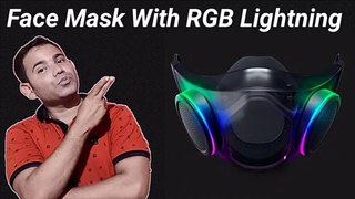 Face Mask with RGB Lightning...@techlabsjatin