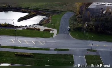 Vue aérienne du site (Le Reflet - Érick Rivest)