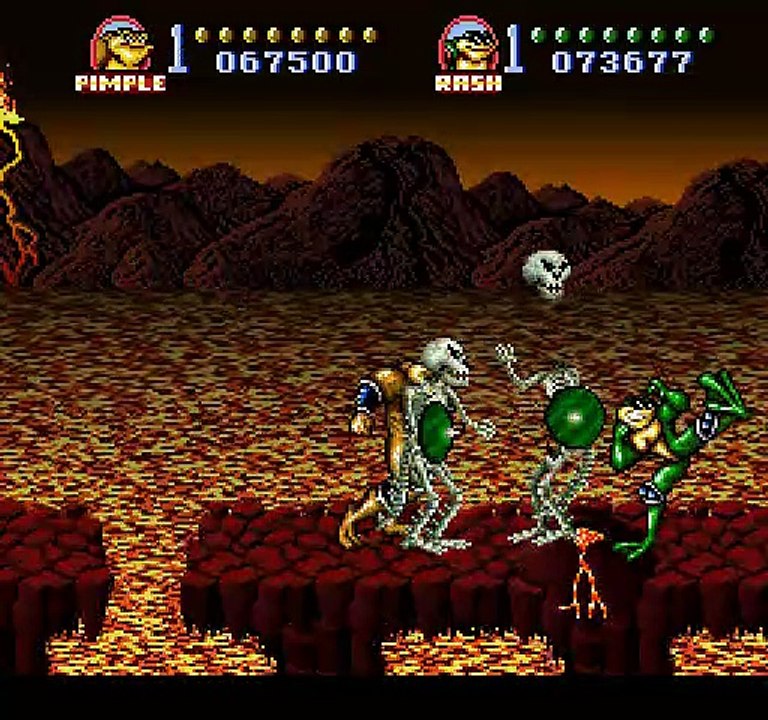 Battletoads in Battlemaniacs online multiplayer - snes