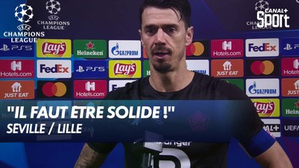 La réaction de J. Fonte après la victoire du LOSC (2-1) - Séville / Lille
