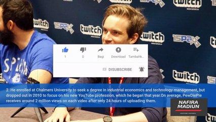 7 Interesting Facts About PewDiePie, a YouTube Star | NafiraMadiun