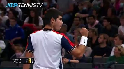 Rolex Paris Masters - Alcaraz a tremblé face à Herbert