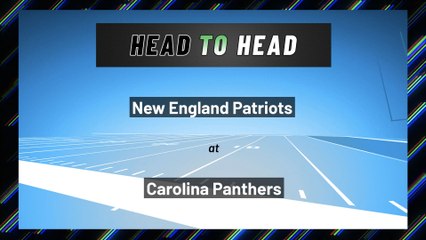 New England Patriots at Carolina Panthers: Moneyline
