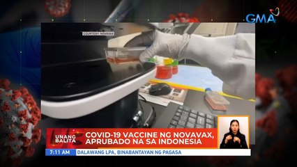 COVID-19 vaccine ng Novavax, aprubado na sa Indonesia | UB