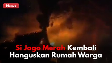LAGI !! SI JAGO MERAH KEMBALI LAHAP RUMAH WARGA DI JALAN PAHLAWAN KERJA PEKANBARU !!