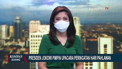 Presiden Jokowi Pimpin Upacara Hari Pahlawan Nasional di TMP Kalibata