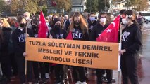 Tuzla'da 10 Kasım Atatürk'ü anma günü dolayısıyla çelenk sunma töreni düzenlendi