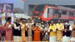 Yogi Adityanath flags off trial run of Kanpur Metro