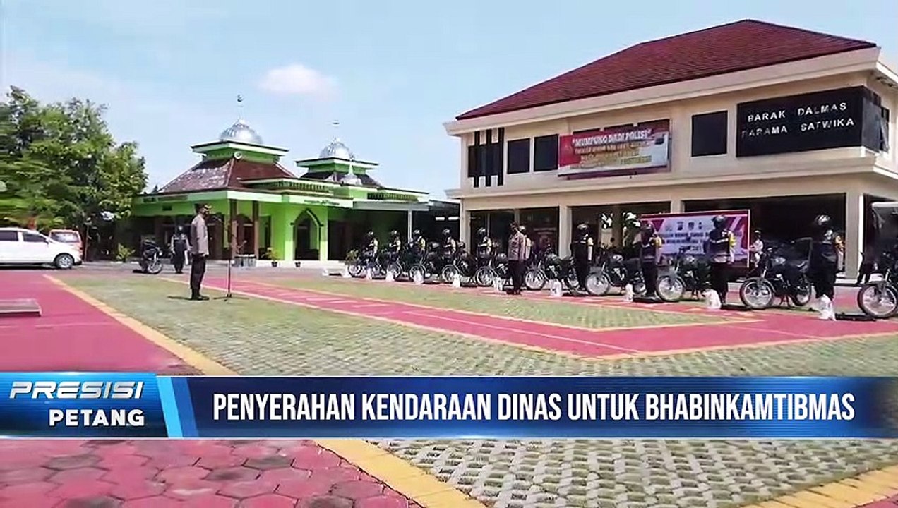 Penyerahan Kendaraan Dinas Bhabinkamtibmas Polres Grobogan