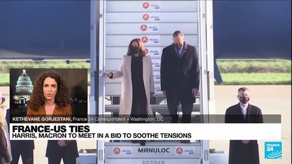 Harris, Macron to meet to soothe France-US tensions