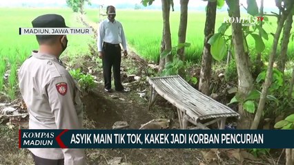 Asyik Main Tik Tok, Kakek Jadi Korban Pencurian