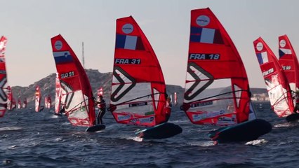 Fédération Française de Voile 2021 - Nicolas Goyard et Hélène Noesmoen sacrés Champions d'Europe iQFOiL 2012 à Marseille !