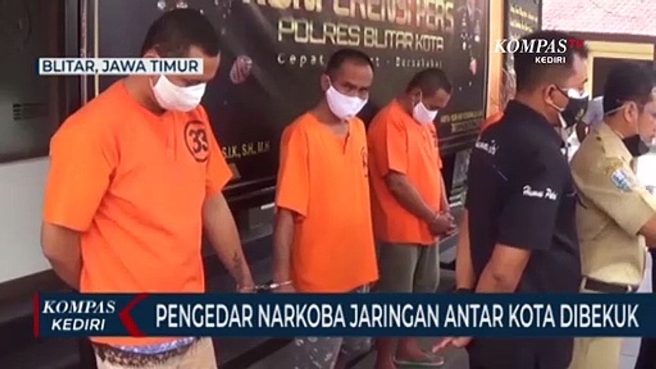 Polisi Tangkap Jaringan Pengedar Narkoba Antar Kota
