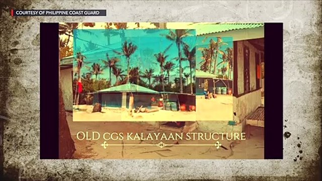 Upgraded coast guard station in Pag-asa Island