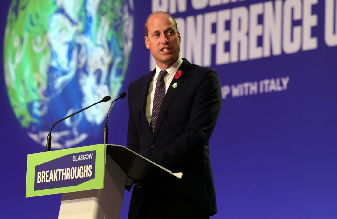 Prinz William ruft zum Umdenken in der Klimakrise auf
