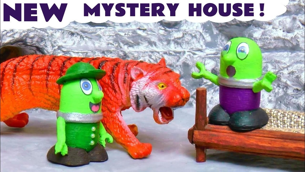 New Funlings Mystery House with Safari Funling and Safari Animals in this Stop Motion Animation Family Friendly Full Episode English Toy Episode by Toy Trains 4U