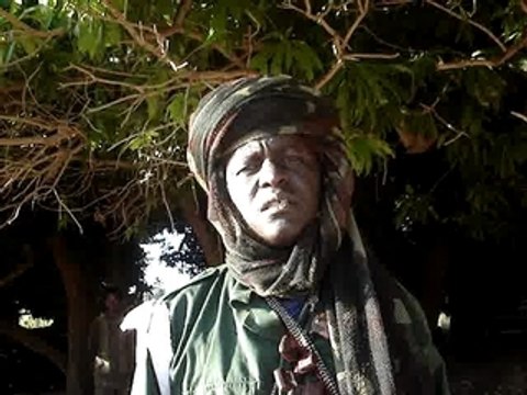 les jeunes resistants tchadiens avant l'offensive