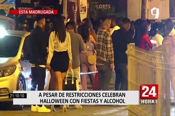 Cámaras registraron múltiples intervenciones por fiestas de Halloween