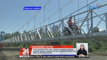 70-meter Kapuso steel and concrete hanging bridge sa Brgy.Umiray, handog ng GMA Kapuso Foundation para sa mga residente | 24 Oras