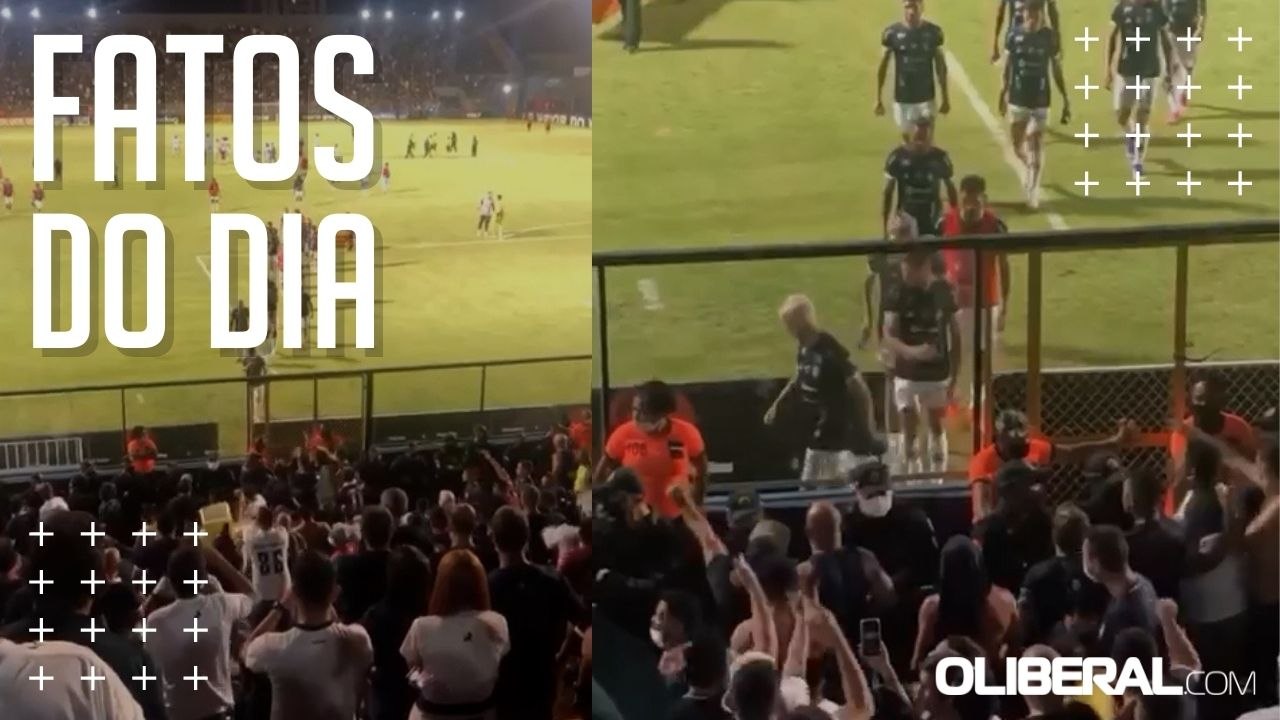 Com gritos de "timinho", torcedores do Remo protestam na saída dos jogadores