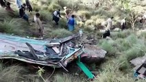 At least 22 killed after passenger coach plunges into ravine in Pakistani Kashmir