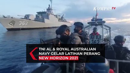TNI AL dan Royal Australian Navy Unjuk Kekuatan di Laut Jawa