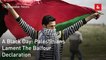 A Black Day: Palestinians Lament The Balfour Declaration
