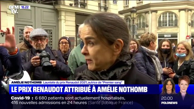 Prix Renaudot: Amélie Nothomb folle de joie