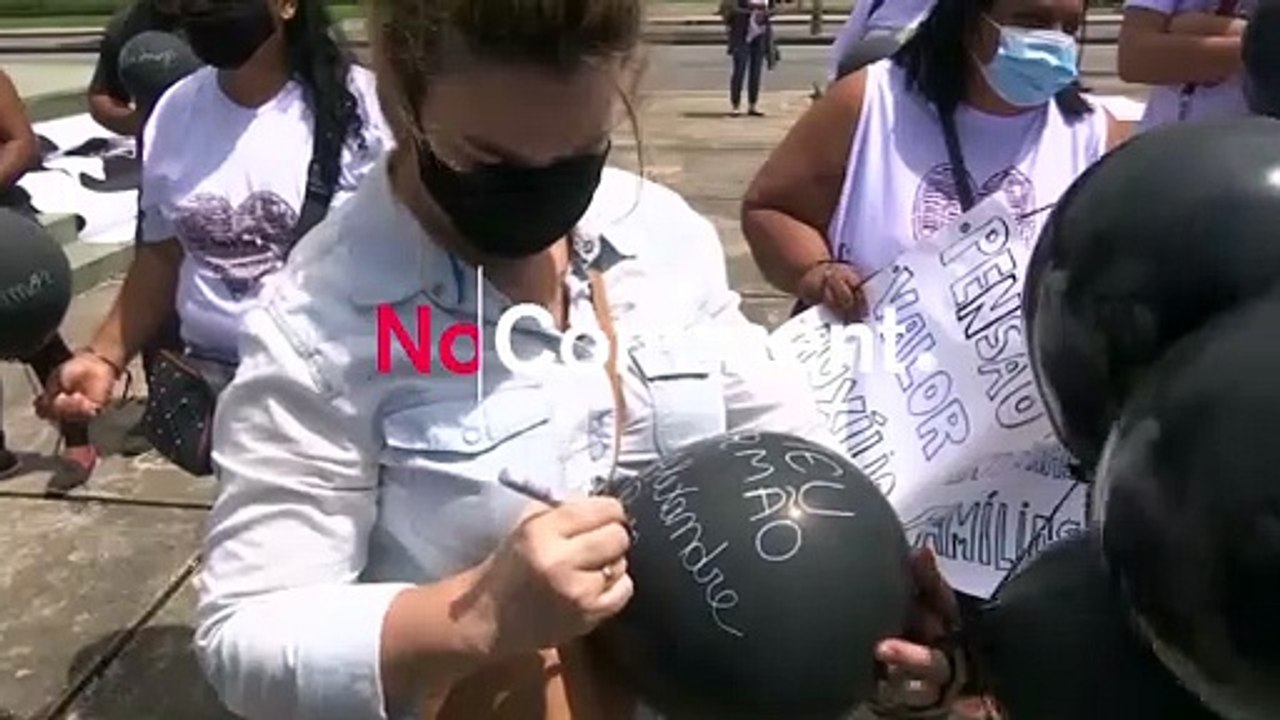 Viúvas brasileiras homenageiam vítimas da Covid-19 no Dia de Finados